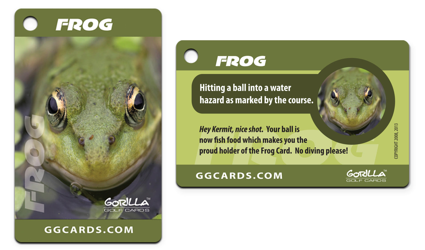 Gorilla Golf Cards